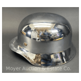 Q64 Chromed German Military Helmet, See Photos for Markings