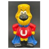 Vintage Underdog Coin Bank, Plastic, 11"h