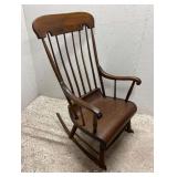 Plank Seat Rocking Chair