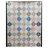Single Irish Chain Quilt, 64"x84"