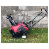 Toro CCR3650 20" Snow Thrower, Turns Over