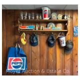 Group of Asst. Pepsi-Cola Collectibles, Bottles, Advertising, Etc.