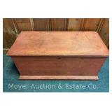 Primitive Style Blanket Box, 33"x15"x15"