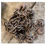 Tow Chain, Hooks on Both Ends, 208" Long
