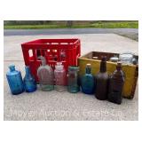 Group of Asst. Glass Bottles, Decorative and Others