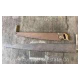 (2) Single Man Cross Cut Saw, 40" and 55" Long