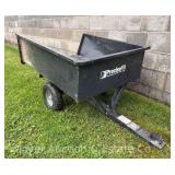 PreciseFit Metal Tow Behind Wagon, Pneumatic Tires, Bend Side, No Back Gate, 33"x42" Overall