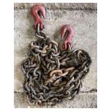 Tow Chain, Hooks on Both Ends, 140" Long