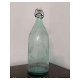 Queen City Pure Water Co. Glass Bottle, Buffalo NY, 14"h