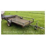 Homemade Utility Trailer, Wood Deck, No Paperwork, Bill of Sale Only