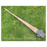 7ft. Johnson Bar, Steel Wheels