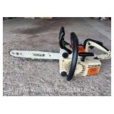 Vintage Sithl 009 Top Handle Chain Saw, 12" Bar, Turns Over