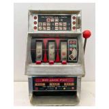 Vintage Mini Slot Machine, Battery Operated, 12"h