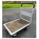4-Wheel Moving Dolly, Pneumatic Tires, 24"x36" Bed