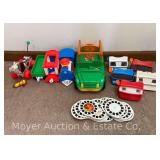 Group of View Masters, Fisher-Price Dog, Train, Etc.