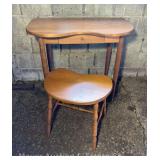Vanity and Stool, Single Drawer, 34"w