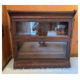 Gunn 2 Section Stack Book Case, with Top and Base, 34"w