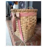 Woven Adirondack-style Childs-size Backpack Basket, 10"w Opening, 12"h