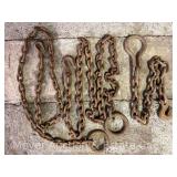 (3) Chocker Chains, 40"-96" Long