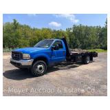 2004 Ford F550 Flatbed/Ramp Truck, VIN# 1FDAF56PX4ED36487