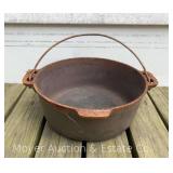 Griswold No. 8 Cast Iron Dutch Oven, No Lid, Rusty