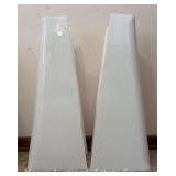 (2) Jukebox Front Display Covers, 24.5"h x 5"w