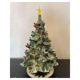 Ceramic Christmas Tree, 15.5"h