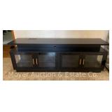 Contemporary Console, Built in Charging Port/Outlet, 71"x16"x25"h