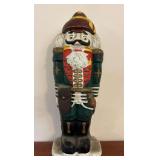 Cast Iron Nutcracker Doorstop, 10"h