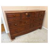 8 Drawer Dresser, 52"x14.5"x30"h