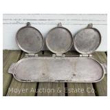 Erie No. 8 Aluminum Flop Pancake Griddle, No. 2408, 15"w