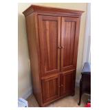 Entertainment Cabinet, 37.5"x24"x71"