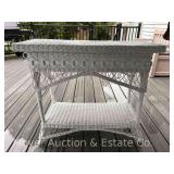Wicker Side Table