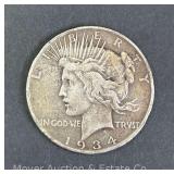 1934-S Peace Silver Dollar
