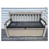Poly Storage Bench, 55"w