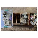 Group of Glass Vases, Dishes, Etc.