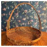 Gathering Basket, Antique, 14"w