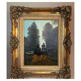 Painting on Board by Henry Ramirez, Artist Signed, 23”x19”
