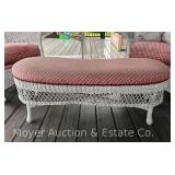 Merikord Wicker Bench, 46” Wide