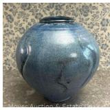 Studio Pottery Vase, See Photos for Markings, 8.5"h