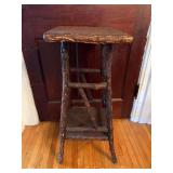 Adirondack Style Plant Stand, 13"x13"x29"h