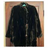 Hillmoor Ladies Fur Coat, Black