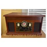Record Player/Radio/CD Player Combination Unit, 18.5"w