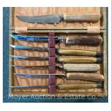 (7) Steak Knives, Mis-matched Set