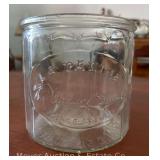 La Palina Glass Cigar Jar, No Lid, 5.5"h