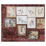 Group of Framed Prints, 8"x10" - 11.5"x10"
