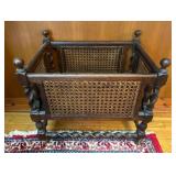 Barley Twist Planter, See Photos for Cane Condition, 19.5"x14"x18.5"h