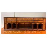 Desk Cubby, Tiger Maple Drawers, Antique, 33.5"x9"x10.5"h
