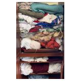 Group of Linens, Pillows, Etc.