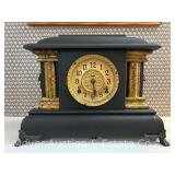 Column Front Mantle Clock, 16"w x 12"h